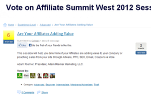vote on affiliate summit sessions vote on affiliate summit sessions