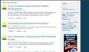 affiliate summit east sessions